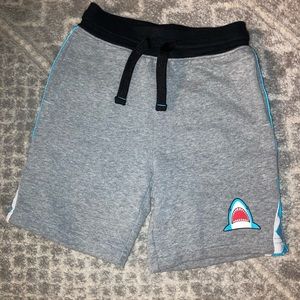2 boy shorts, shark shorts and sport shorts